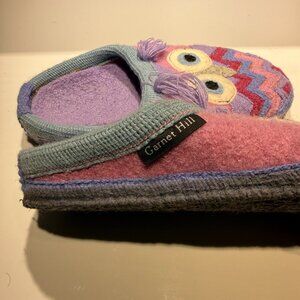 Garnet Hill Pure Wool Slippers | Size 2 Girls Pink